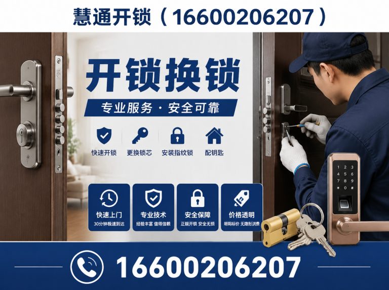 静海区智能锁安装展示图